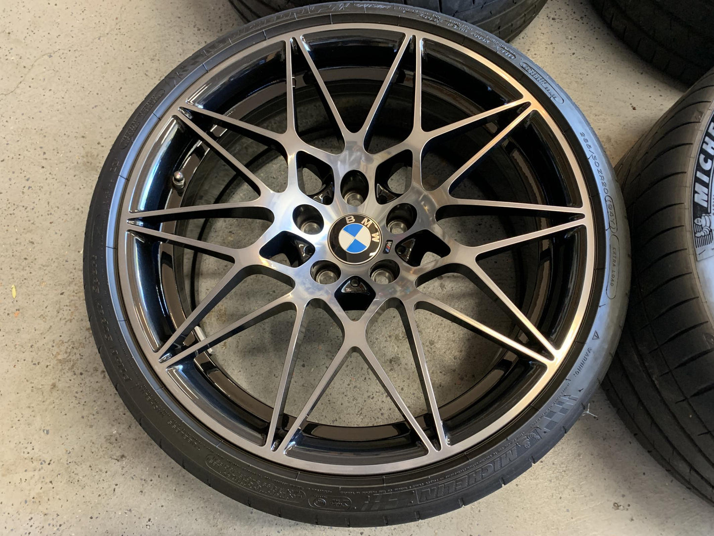OEM BMW M3 Competition Package Style 666M Wheel Set – Shadowline Black