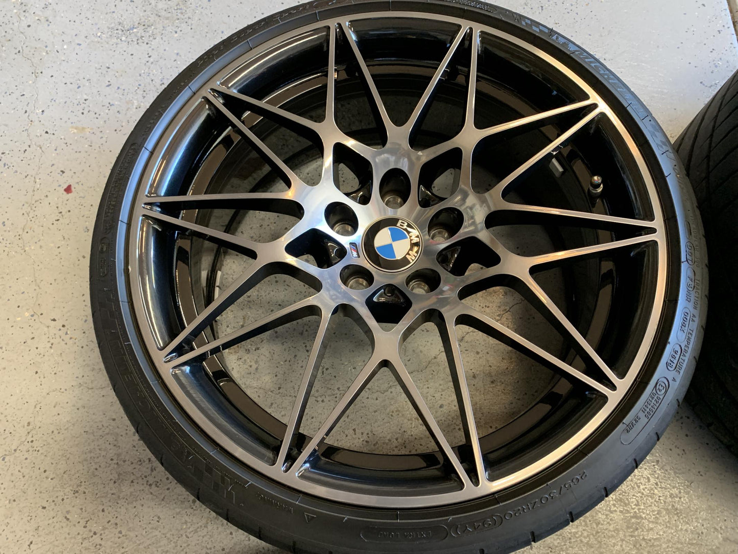 OEM BMW M3 Competition Package Style 666M Wheel Set – Shadowline Black