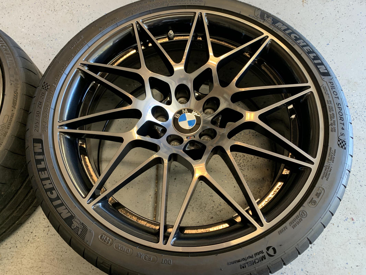 OEM BMW M3 Competition Package Style 666M Wheel Set – Shadowline Black