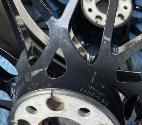 OEM BMW M3 Competition Package Style 666M Wheel Set – Shadowline Black