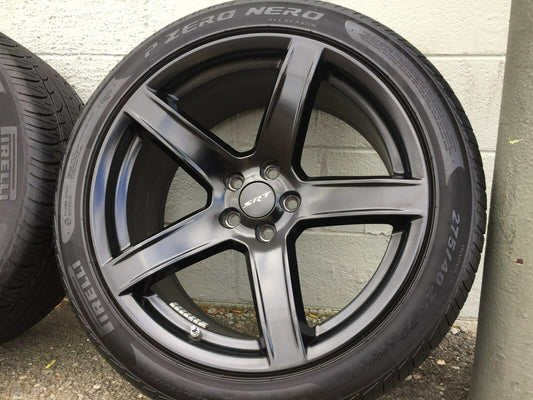OEM SRT Hellcat 20” 5-Spoke Wheel & Tire Set – Matte Black