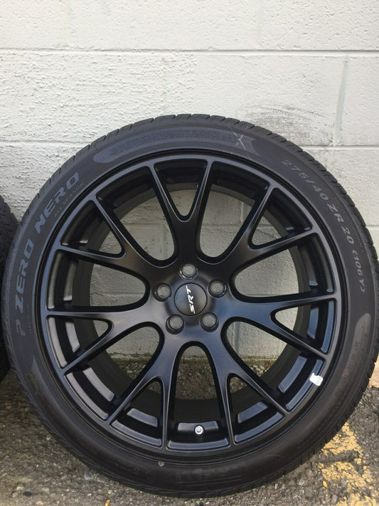 OEM Dodge Challenger SRT Hellcat 20” Wheel & Tire Set – Matte Black