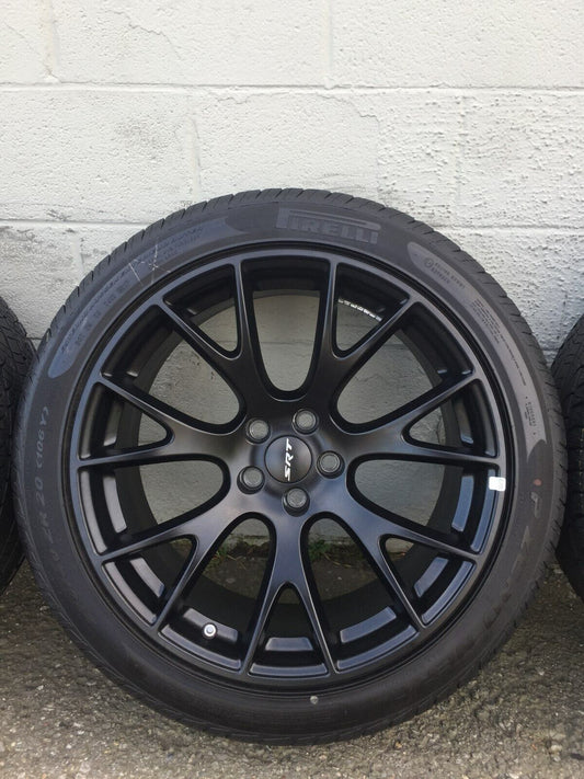 OEM Dodge Challenger SRT Hellcat 20” Wheel & Tire Set – Matte Black